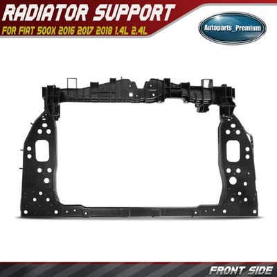 Suporte de radiador para Fiat 500X 2016 2017 2018 1.4L 2.4L 68323405AA PP+GF+aço - Imagem 1 de 4