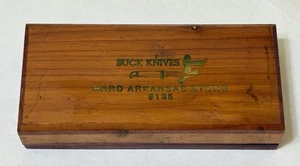 Buck Knives Hard Arkansas Stone #135 Öl Wetzstein Hone in Zedernholzbox - Bild 1 von 5