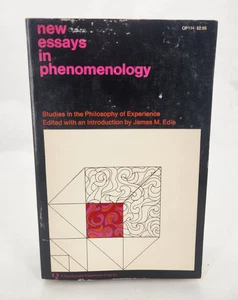 New Essays in Phenomenology James M. Edie Quadrangle Books 1969 paperback - Picture 1 of 16