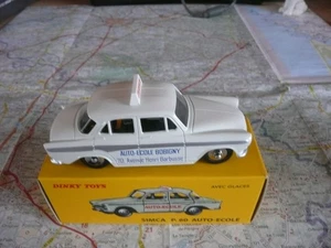 SIMCA Aronde P 60 Auto école  DINKY ATLAS réf 523 1/43 en boite - Imagen 1 de 2