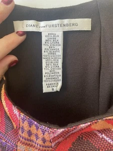 Diane von Furstenberg Silk Sunset Ombré Strapless Maxi Dress – Size 8 - Picture 1 of 5