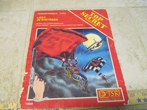 TSR Top Secret Module TS003 Lady In Distress De Colección Mission Module 7602 1982 - Imagen 1 de 5