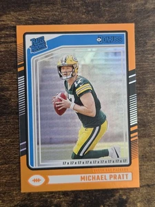 2024 Donruss Football Michael Pratt RC Trikot Nummer SSP #05/17 - Bild 1 von 3