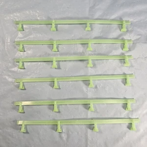Vintage Tyco Slot Car 6 Track Green Railing - Picture 1 of 3