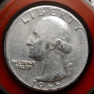 1965 Washington Quarter No Mint Mark DDO DDR - Picture 1 of 8