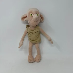 Muñeca de peluche Noble Collection Harry Potter Dobby rosa marrón amigo elfo 12" - Imagen 1 de 11