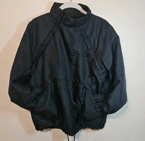 Pantalones de mezclilla Calvin Klein CK JRS cuello embudo fácil ajuste chaqueta bolsillos viento lluvia MEDIANO M - Imagen 1 de 10