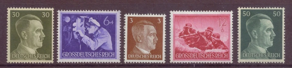 Germany, Semi-postal, WWII Memorial Day & Leader, including U-Boat Captain, MH, - Image 1 of 1