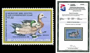 Scott RW51 1984 $7.50 Duck Stamp Mint Graded XF 90 NH with PSE CERT - Picture 1 of 1