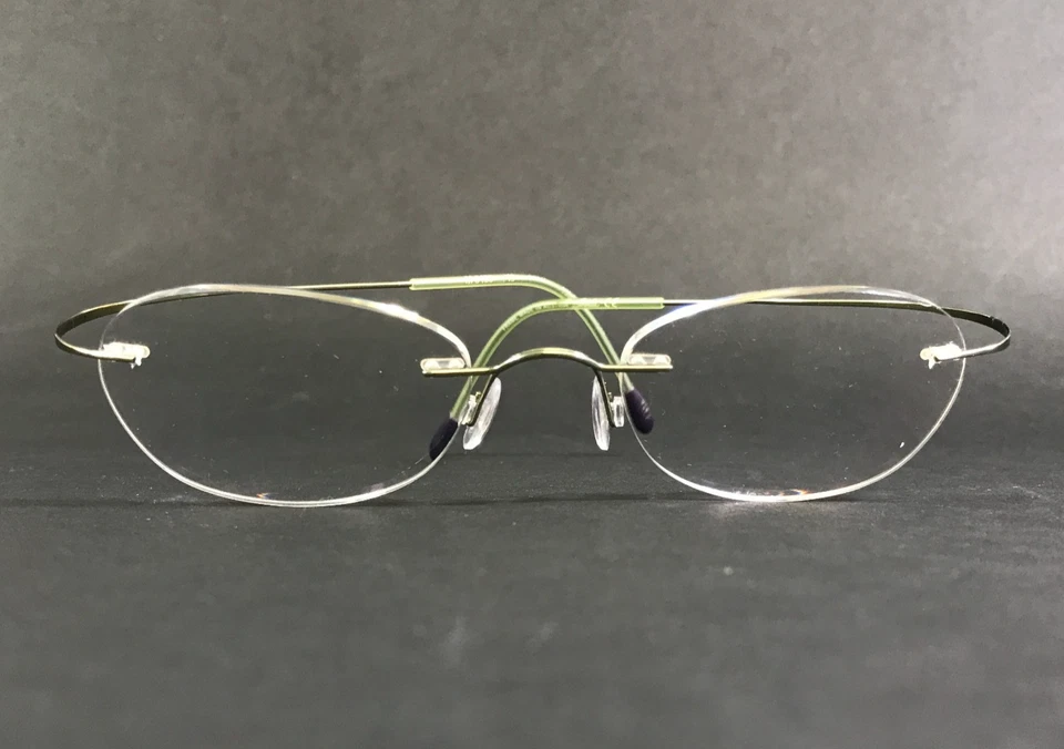 Monturas de gafas Silhouette M6460/45 6052 verde titanio sin montura 48-20-140 Foto 1 de 4