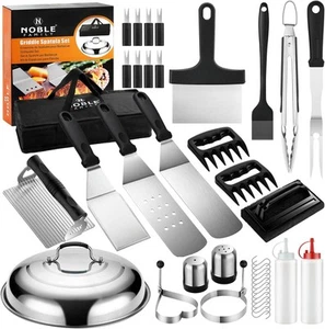 37PC Flat Top Grill Accessories Set - Must Have For Your Outdoor With Griddle - - Picture 1 of 12