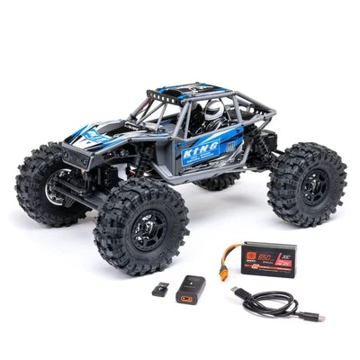 Axial 1/18 UTB18 Capra RTR – 4WS Rock Crawler mit Spektrum Elektronik Blau - Bild 1 von 4
