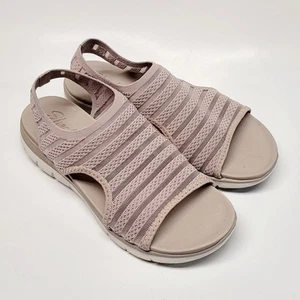 Skechers Women's Flex Appeal Summer 2.0 Sandals Comfort Light Gray Sz10/EU40 - Picture 1 of 7