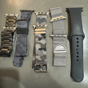 Apple Watch Armbänder gebraucht Camo Metall Silikon sortiert - Bild 1 von 6
