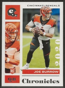 Joe Burrow 2020 Panini Chronicles #19 RC Cincinnati Bengals - Picture 1 of 2