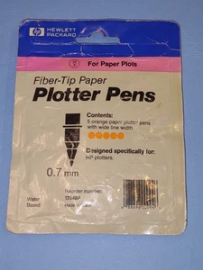 Penne Plotter HP 5 Punta in Fibra per Stampa su Carta .7 Arancione NOS 17840T - Foto 1 di 2