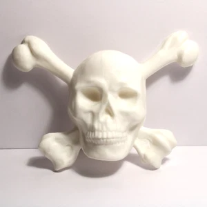 Skull and Bones Decoration – 6 Inches Wide - Picture 1 of 4