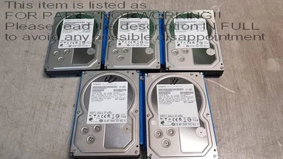 READ DESCRIPTION! Job Lot 5x Hitachi 2TB 3.5" SATA Hard Drives - Image 1 of 4