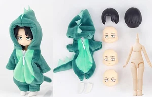 Attack on Titan Little Dinosaur Levi Ackerman 1/12 Action Figure Clay Doll Toys - Picture 1 of 8