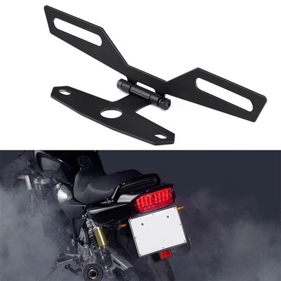 Motorcycle License Bracket Plate Motorcycle License Plate Mount  New Foto 1 de 4