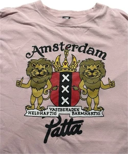Patta Amsterdam Souvenir T Shirt Uomo XL Grafica Leoni Streetwear - Foto 1 di 7