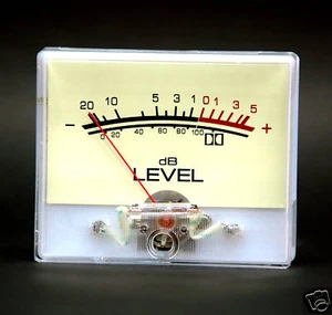 10pc SD-315Z Panel dB Level Meter 510uA 650Ω 65x53mm 12V lamp FlashStar SD VU - Picture 1 of 6