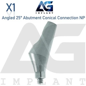 Angular Prosthetic System NP 25° Titanium Conical Connection Hex With Screw - Picture 1 of 3