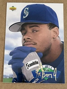 1993 UPPER DECK - ON DECK WITH INSERT - KEN GRIFFEY JR. MARINERS #D13 - Bild 1 von 2