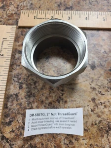 316 SS Gewindeschutz für alle 2" NPT Feingewinde & Stoßstangen grobe Spundlöcher - Bild 1 von 3