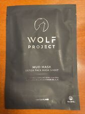 Wolf Project Mud Mask Detox Face Mask Sheet Deep Pore Cleansing Pack Of 5