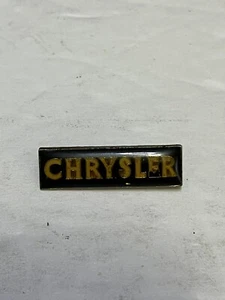 VTG Chrysler Spellout Emblem Enamel Metal Bar Pin Pinback Hat Backpack - Picture 1 of 1
