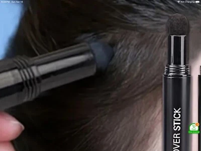 Non Toxic Instant Hair Line Shadow Pen to cover Temporary Grey Hair, (BLACK ) - Image 1 of 4