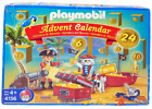 Playmobil Advent Calendar 4156 Pirates Treasure Boat Cannon Cat Monkey Christmas