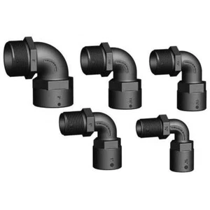 Conector de manguera TruDesign 90 grados hembra a macho navegación marina - Imagen 1 de 7