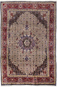 Handgeknüpfter Perserteppich Moud  308 x 202 cm - Bild 1 von 8