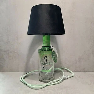 Lampada Bottiglia Da Tavolo Artigianale Gin GVine Floraison - Idea Regalo Casa - Foto 1 di 4