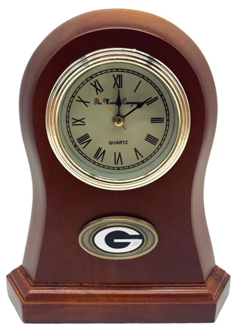 Green Bay Packers Wood Clock by The Memory Company-New Cover