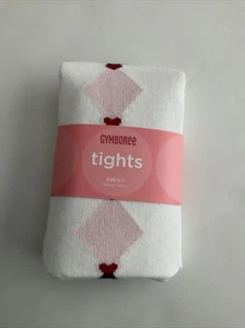 NWT Gymboree SCHOOLGIRLS ROCK Tights 5-7 yrs 5 6 7 Argyle Diamond Heart  - Picture 1 of 2