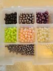 HUGE LOT of BEADS 1000+  and FINDINGS for Jewelry Making ALL are NEW 2mm to 6 mm