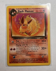 Dark Flareon Team Rocket Set 35/82 Pokemon Card 2000 NM/LP - Picture 1 of 2