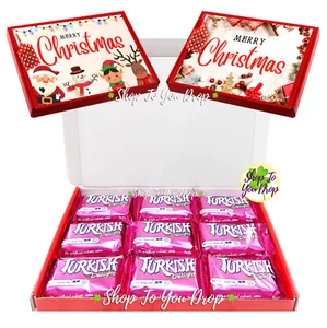 9 FRYS TURKISH DELIGHT 51g BARS CHRISTMAS PERSONALISED GIFT BOX BB: 10/12/25 - Picture 1 of 14