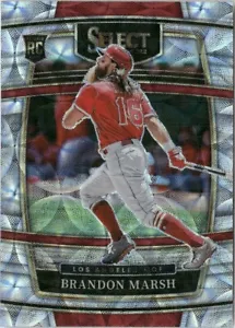 Mira telescópica Panini Select Prizm Parallel Brandon Marsh Rookie Angels 2022 - casi nueva - Imagen 1 de 3