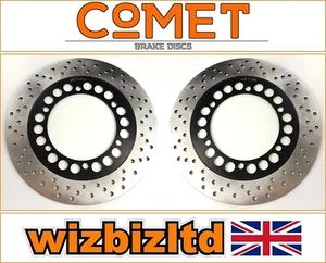 Discos de freno delanteros de acero inoxidable Kawasaki GPZ 900 R Ninja anti buceo 1984-1989 Comet - Imagen 1 de 5