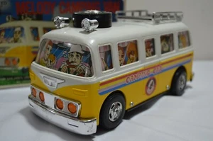 RARO furgone da campeggio vintage Yonezawa NOS Japan a batteria Melody - funzionante - Foto 1 di 9