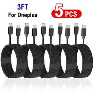 5 Stück PD Schnell 3 Fuß USB-C auf USB-C Kabel Ladekabel für OnePlus Android Handy - Bild 1 von 30