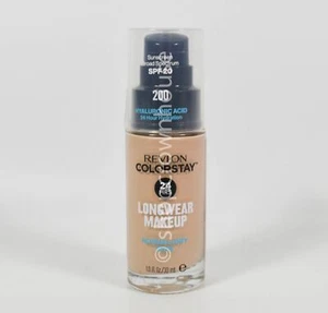 Revlon ColorStay Longwear Makeup Hyaluronic Acid SPF20 Normal/Dry #200 NUDE - Picture 1 of 2