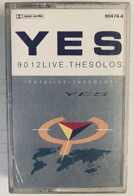 Yes 9012Live The Solos Music Cassette Tape 90474-4 Cobalt High-Tech 1985 - Image 1 of 4