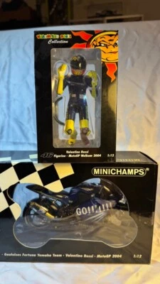 MINICHAMPS VALENTINO ROSSI  set bike     +   fig Welkom 2004 - Immagine 1 di 4