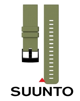 New 24mm SUUNTO Traverse Core Rubber Strap Olive Green AW16 Diver Watch Band T - Image 1 of 2