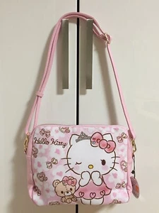 Hello Kitty Dearisimo Clutch Shoulder 2 Way Bag Pink Cute Kawaii Kyoto Japan - Picture 1 of 12